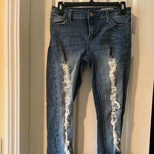 Papaya ripped jeans. Size 7- Flex skinny style